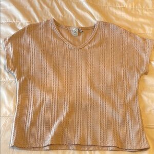 Paper Crane light pink Knit Top size small